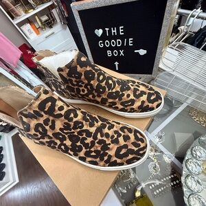 Steve Madden Leopard Print Ankle Boots